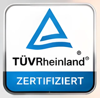 TÜV Rheinland zertifiziert
